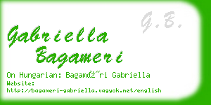 gabriella bagameri business card